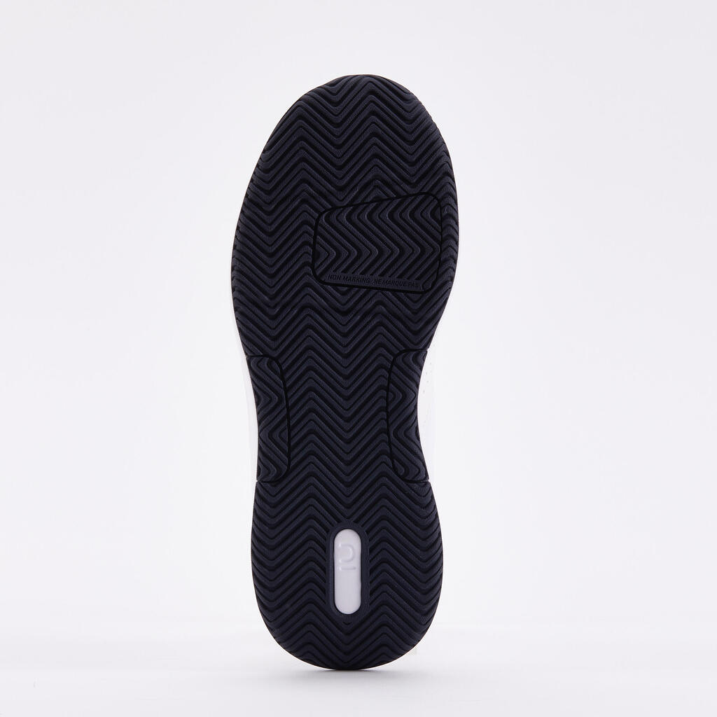 Chaussures de tennis à lacets enfant - essentiel noir bleu