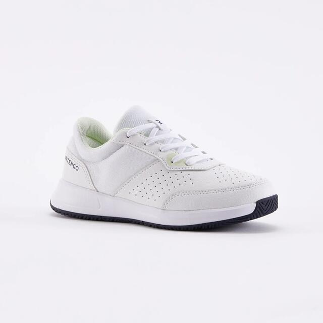 ARTENGO ZAPATILLAS DE TENIS CON CORDONES NIÑOS ESSENTIEL BLANCO AMARILLO