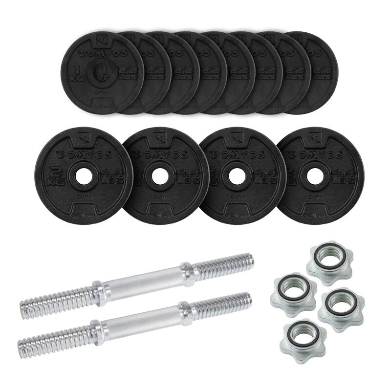 Kit haltères à vis (valise) 20KG 3