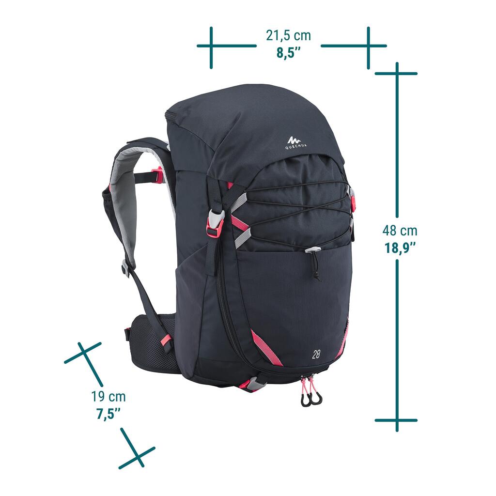 28 L kids’ hiking backpack, 7-15 years, MH500 - Blue