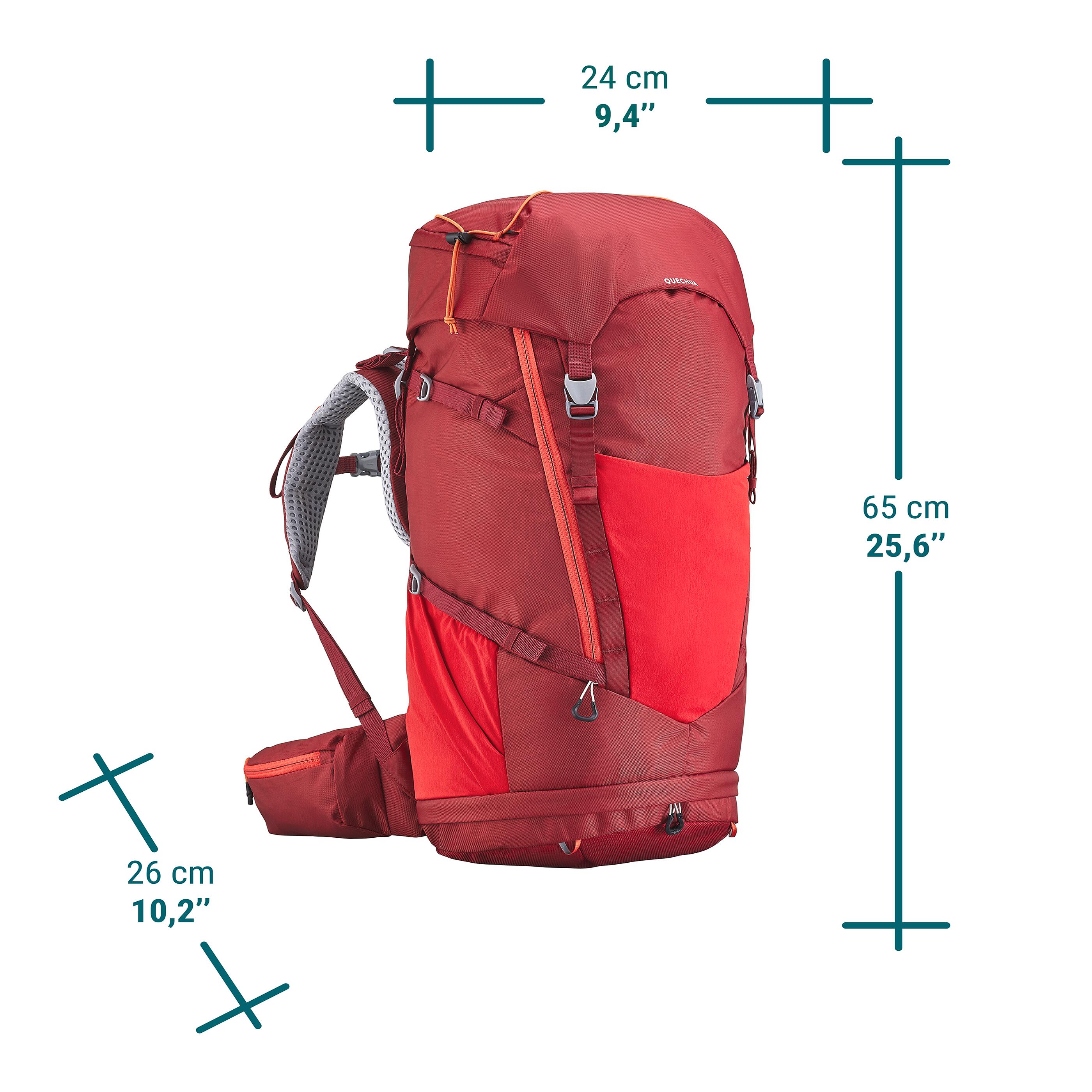 Children's Hiking/Trekking 40+10L Backpack MH500 2/18