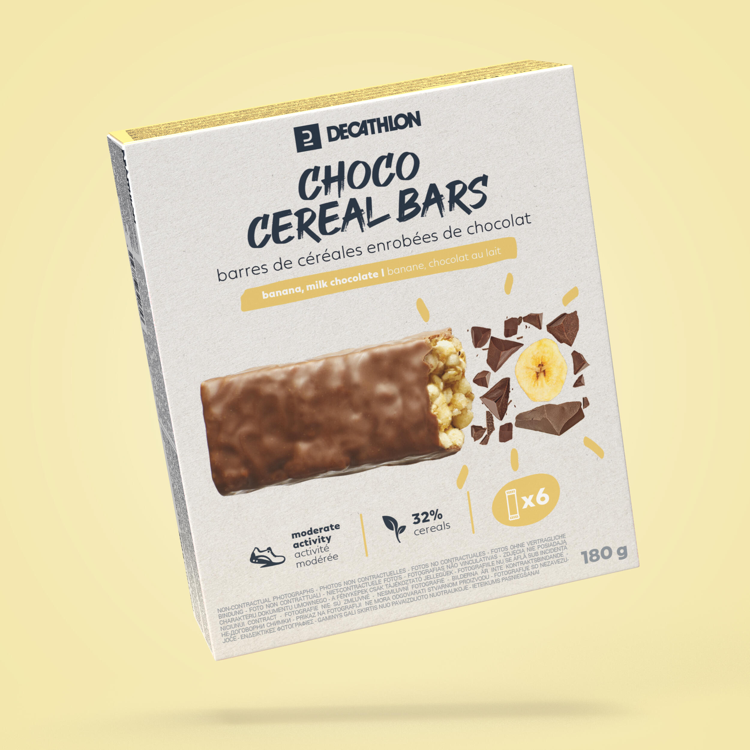 Coated Cereal Bar X10 - white chocolate & mixed berries - Decathlon