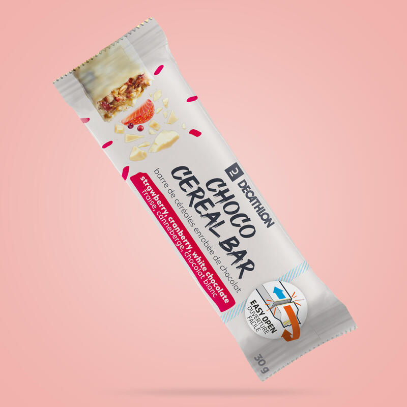BARRITA DE CEREALES RECUBIERTA X1 CHOCOLATE BLANCO Y FRUTOS ROJOS