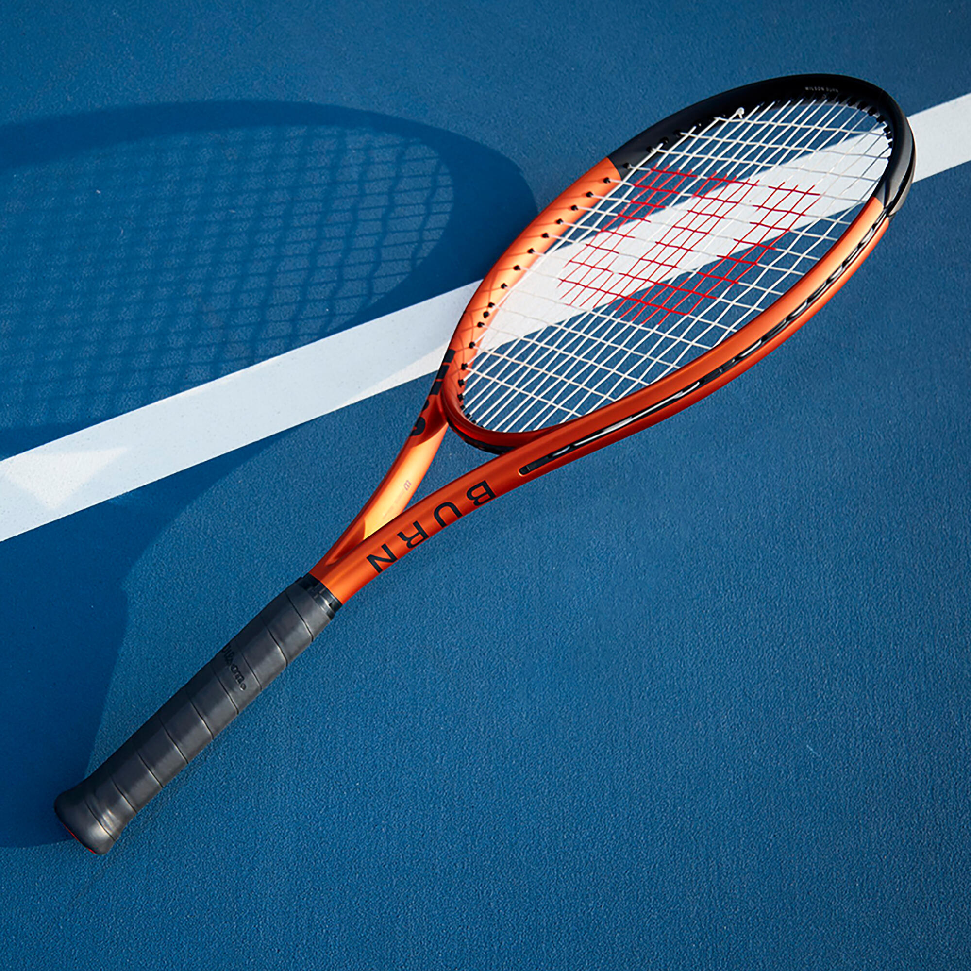 Raquette de tennis adulte - Wilson burn 100LS V5.0 orange 280G 9/10