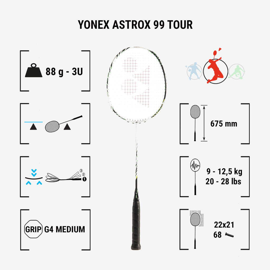 Reket za badminton Astrox 99 Tour za odrasle