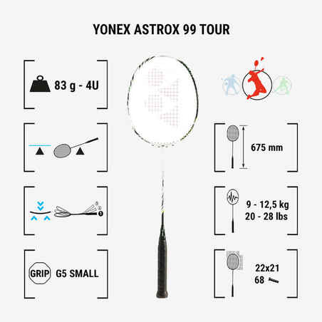 Suaugusiųjų badmintono raketė „Astrox 99 Tour“