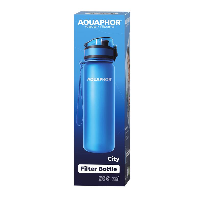 Butelka filtrująca Aquaphor niebieska