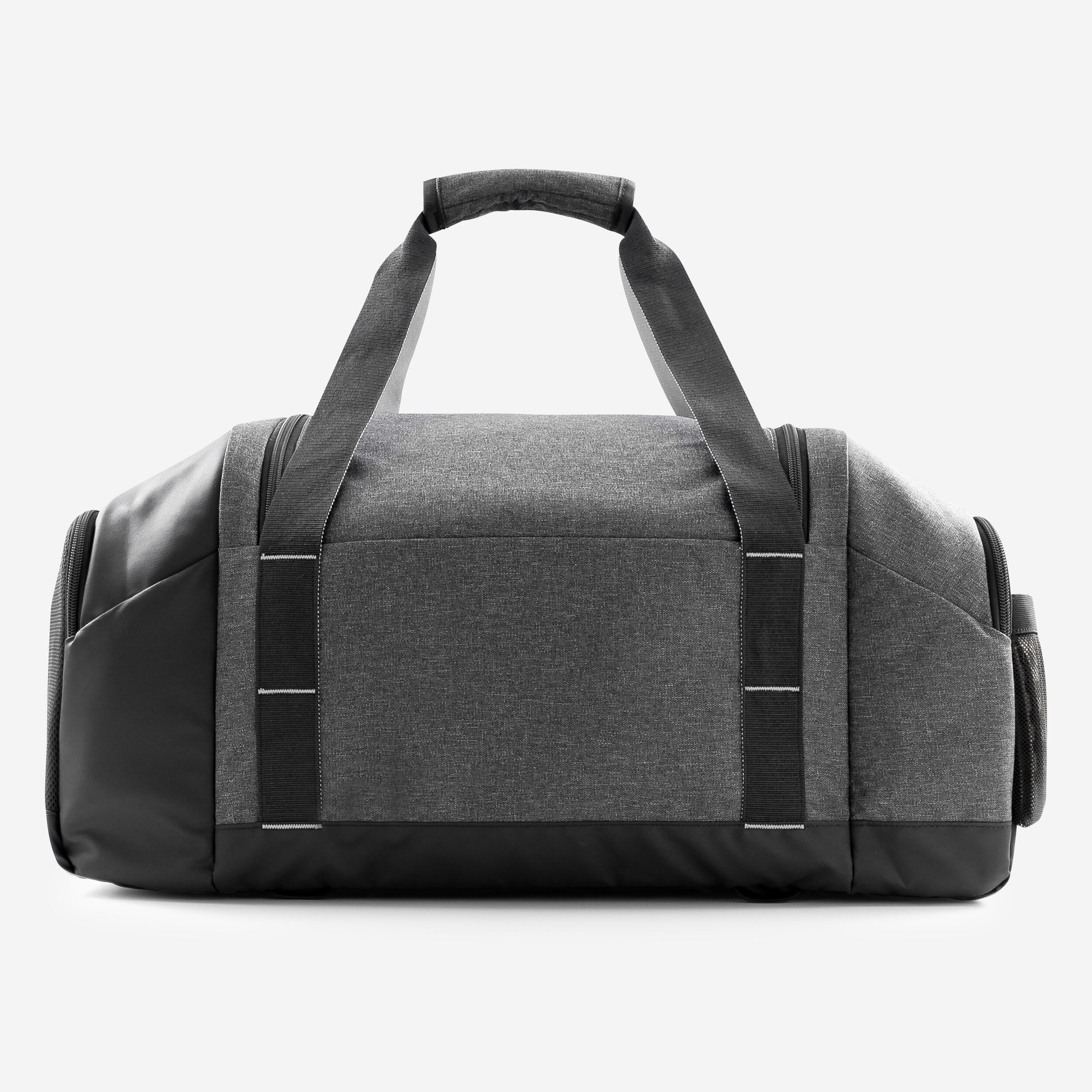 Borsa sportiva rigida idrorepellente da 55L, nera e grigia