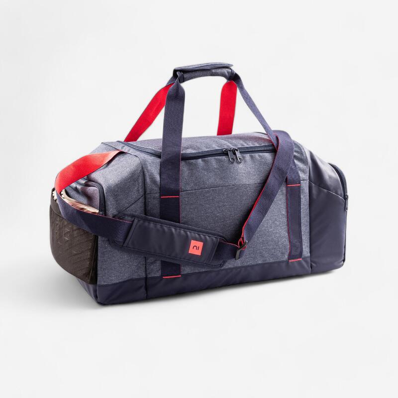 Sac sport 55L - ACADEMIC bleu et rose