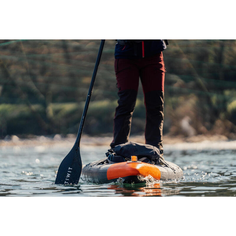 Pádlo na paddleboard 900 skládací 3dílné nastavitelné karbon 165–205 cm