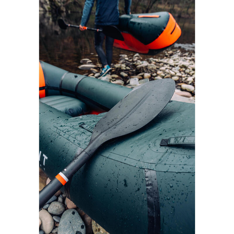 Padelă Caiac/Packraft din Carbon Reglabilă Demontabilă 5 Părți 190-210 cm