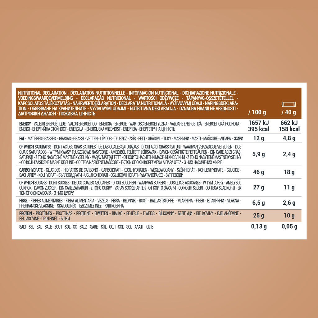 Proteínová tyčinka po športovom výkone 5 x 40 g čokoláda +1 ks zdarma