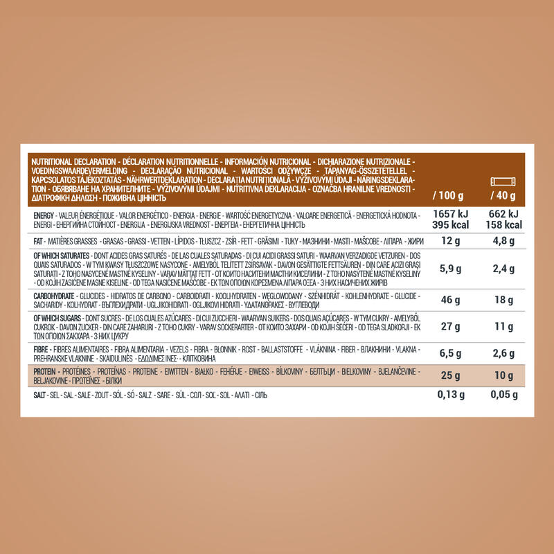Barre protéines AFTER SPORT Chocolat 40g*5 + 1 gratuite