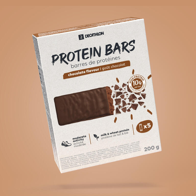 Baton proteinowy Decathlon After Sport czekoladowy 5 x 40 g