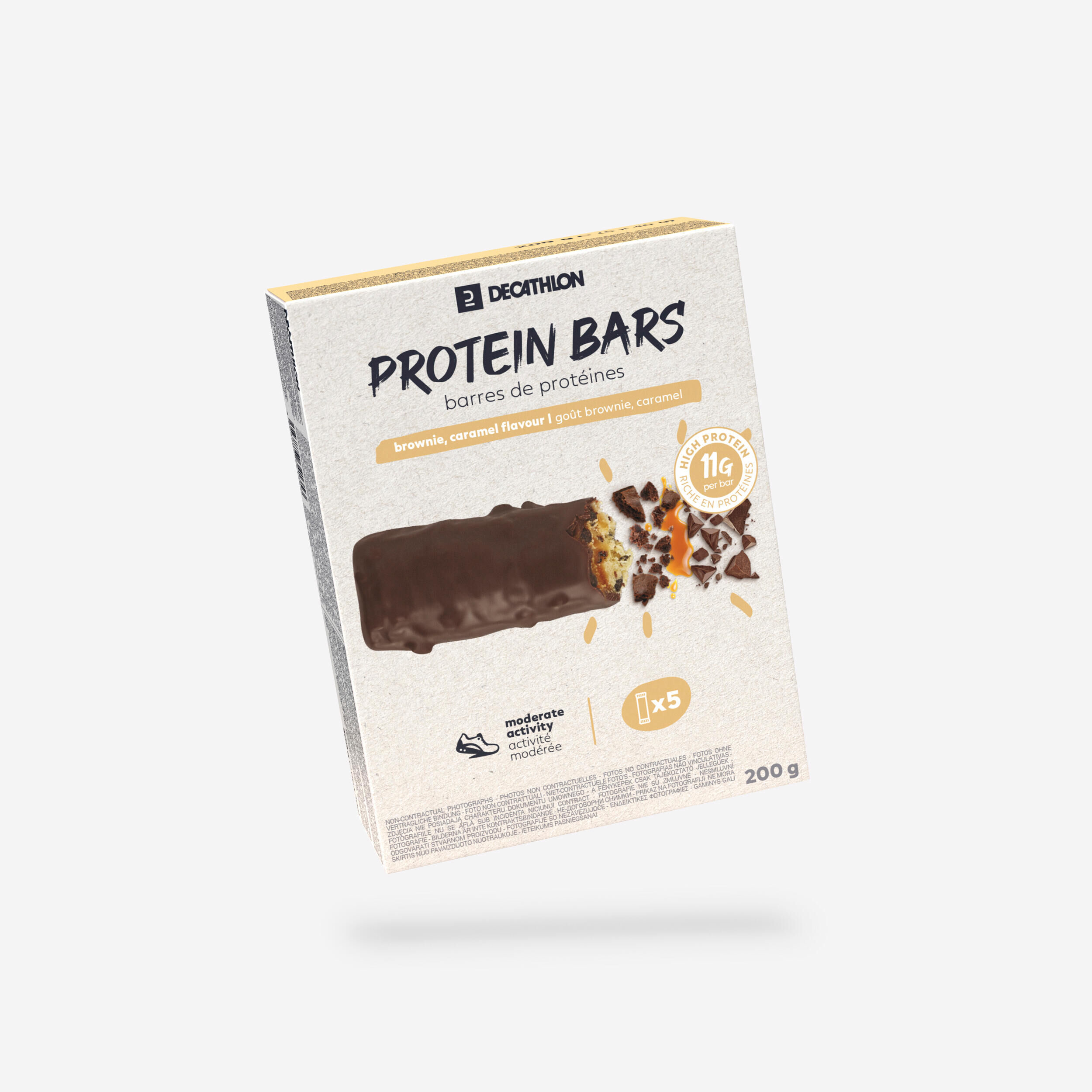 DECATHLON SPORTS RECOVERY BROWNIE PROTEIN BAR 5X40G