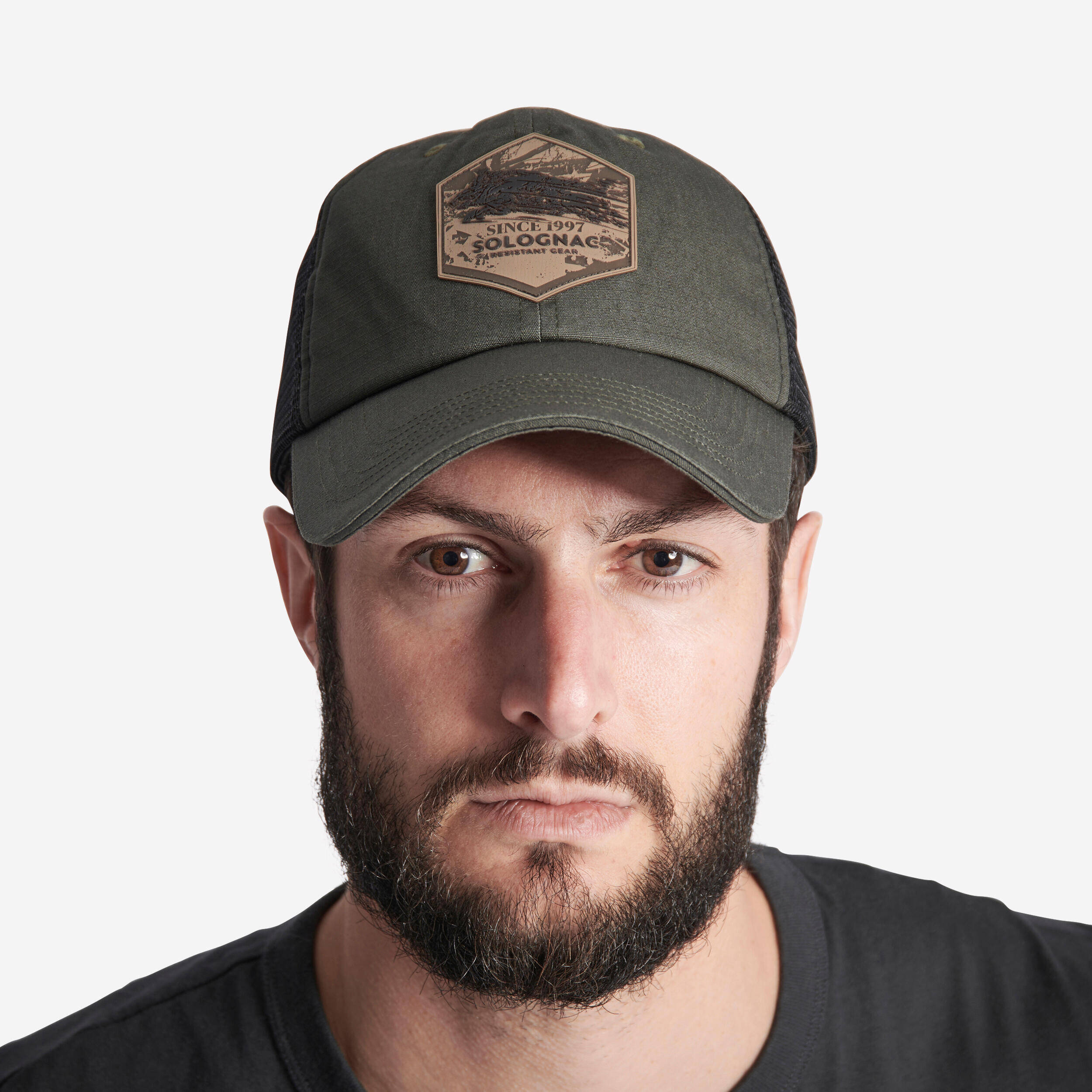 CAP TRUCKER GREEN WILD BOAR PATCH -  1
