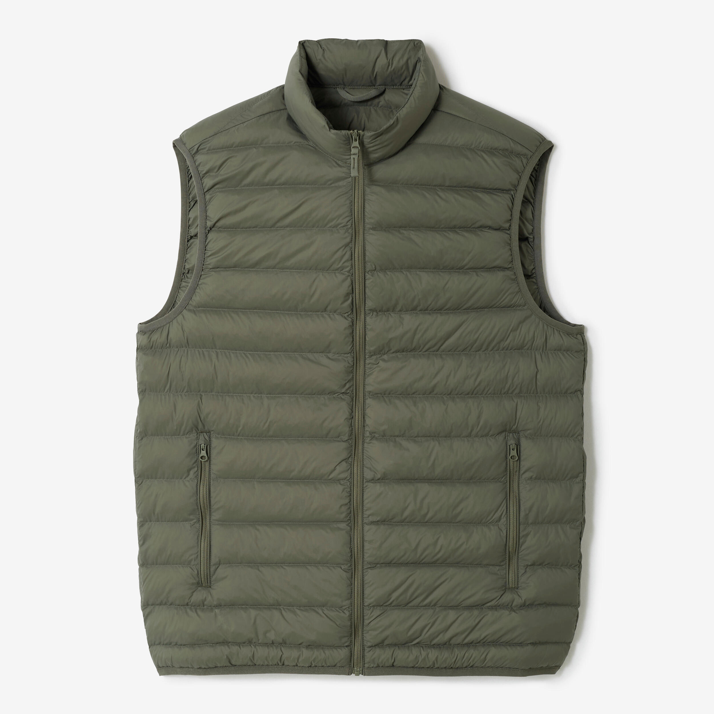 Men's golf sleeveless down jacket - MW500 khaki 8/8