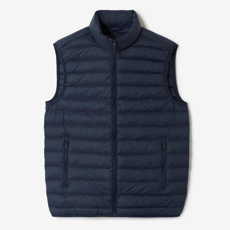 Men's golf sleeveless down jacket - MW500 navy blue