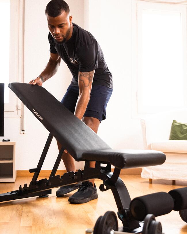 BANC DE MUSCULATION À PLAT OU INCLINÉ - 900