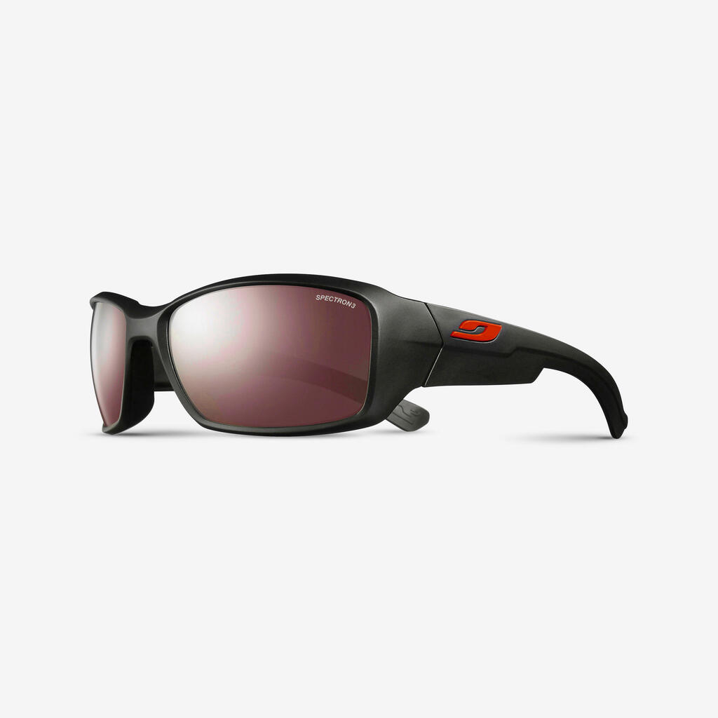 Pieaugušo pārgājienu saulesbrilles “Julbo Whoops”, melnas/sarkanas, 3. kategorija