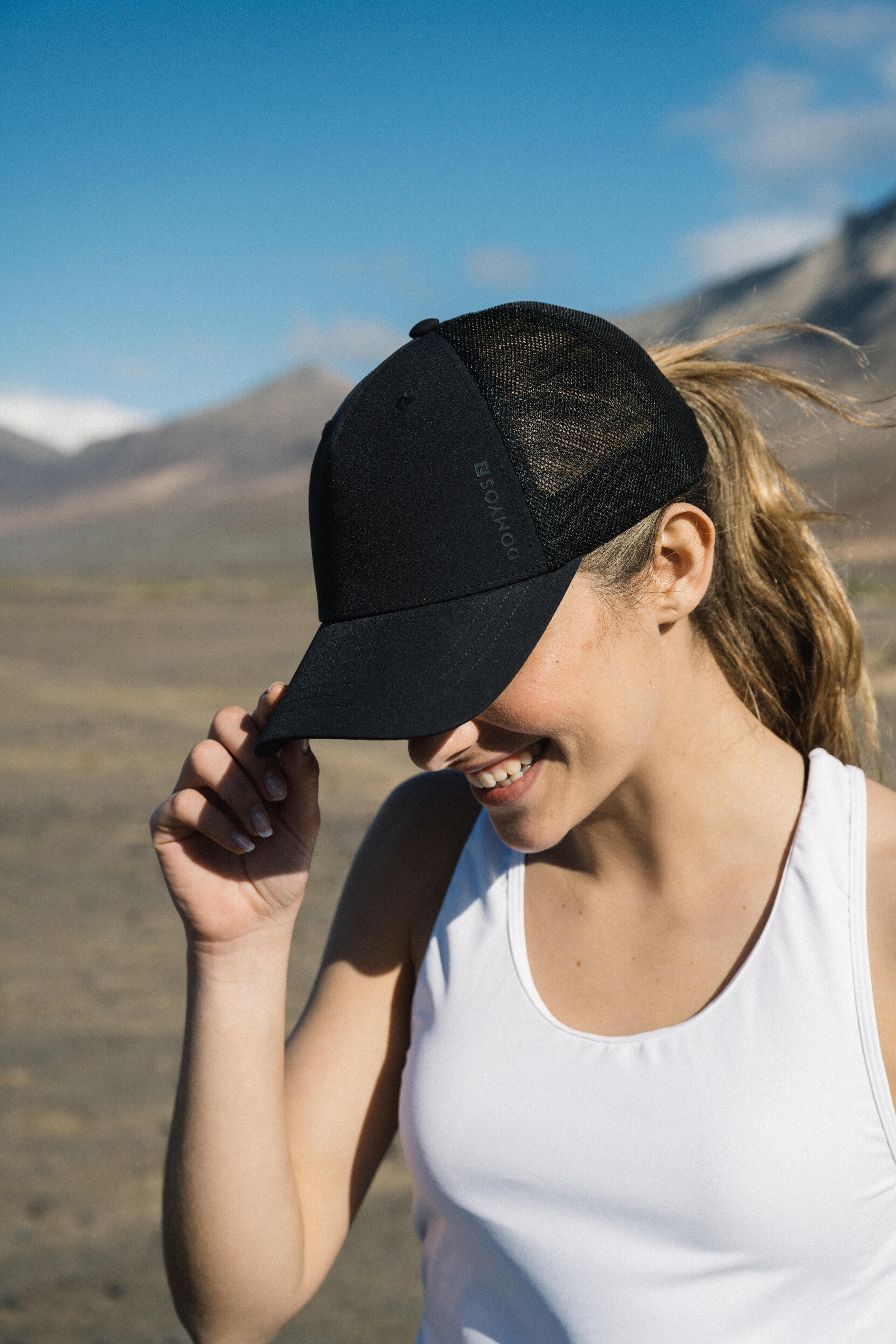 Cappellino adulto fitness nero 16/20