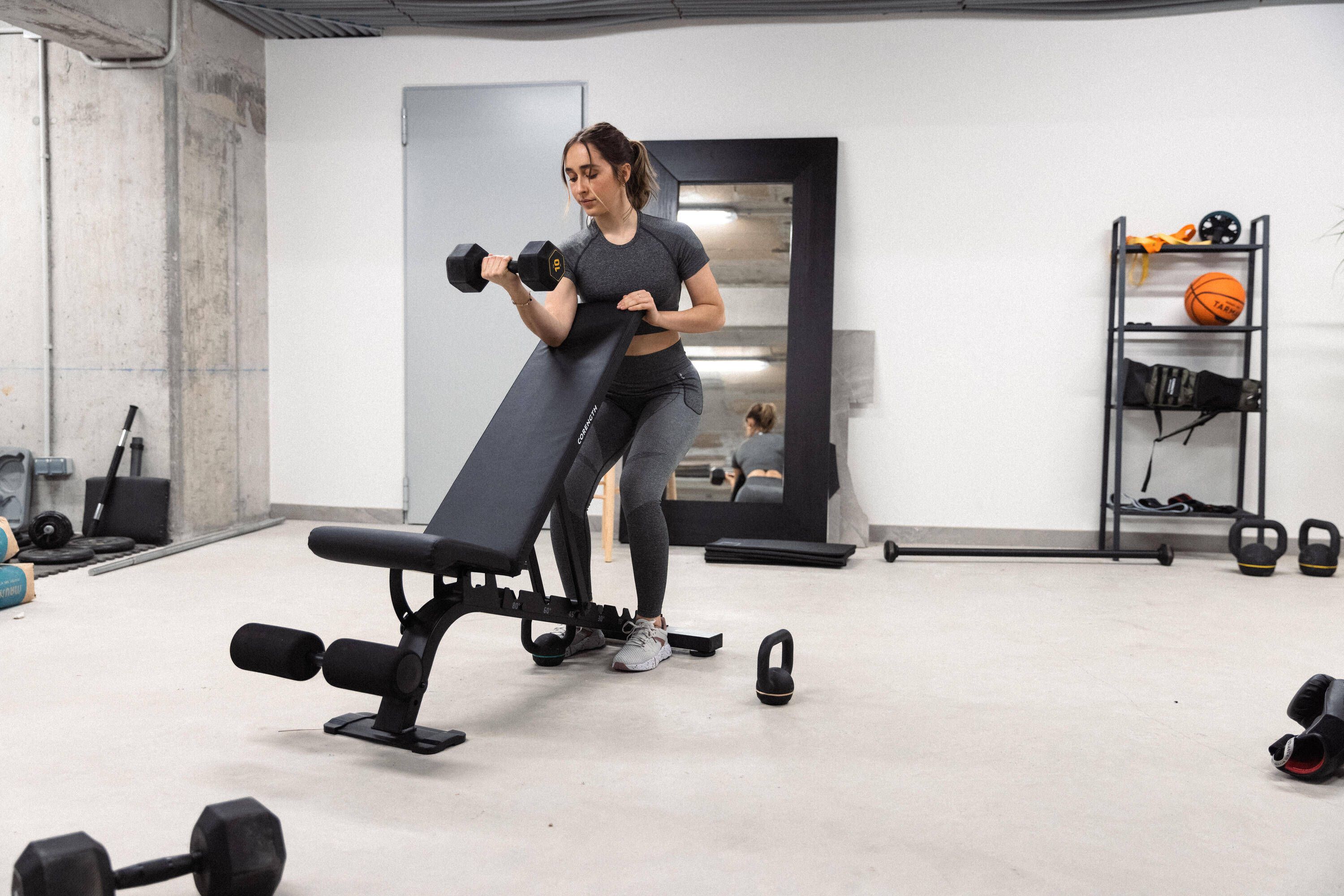 Banco Musculación Bench 900 Reforzado Inclinable Reclinable 4/22