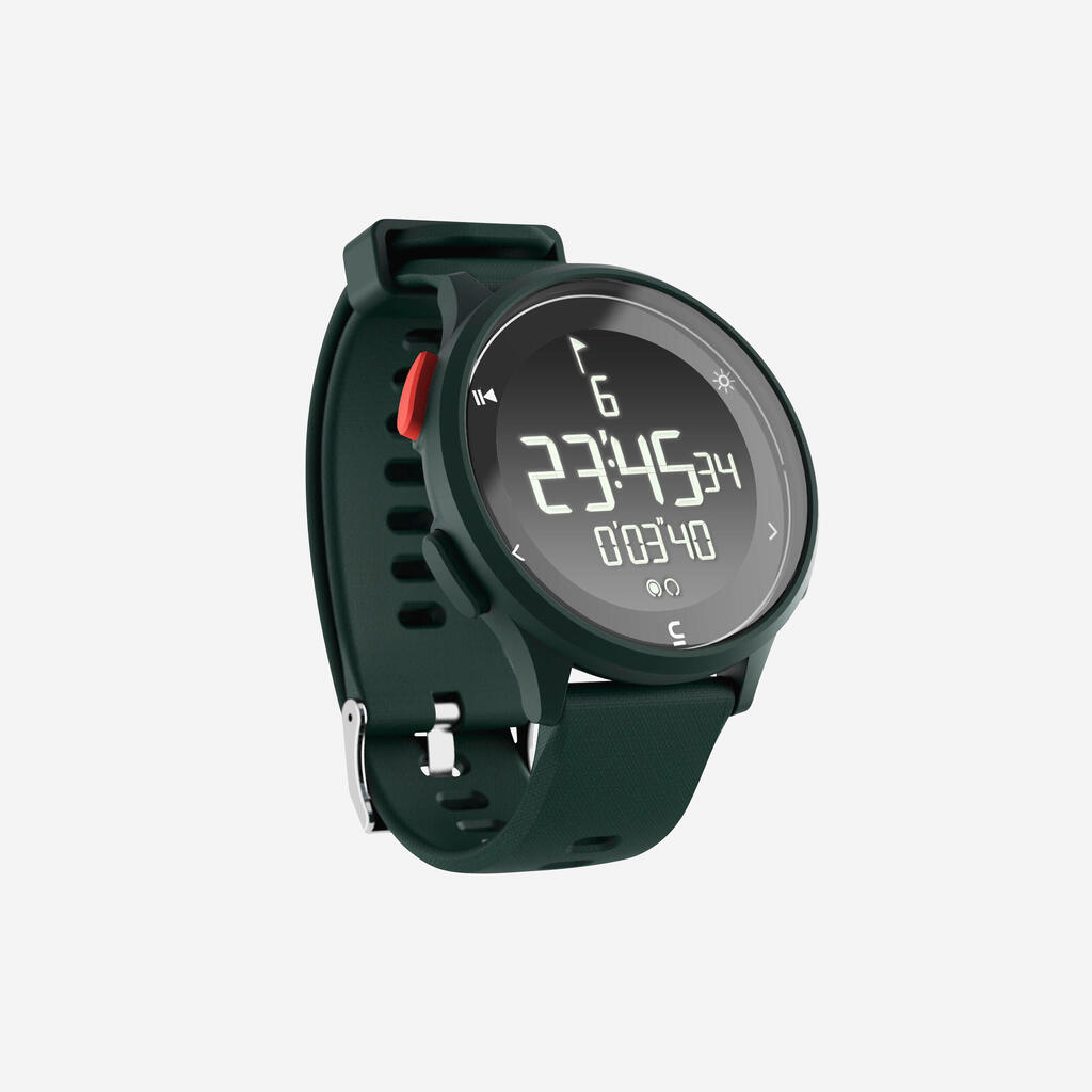 Montre chronomètre de course à pied w500m kaki