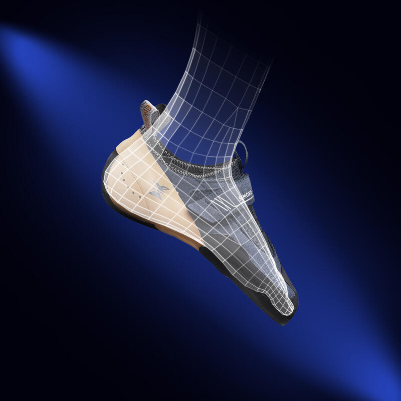 Erkek Tırmanış Ayakkabısı - Mavi / Taba Rengi - Vertika Soft