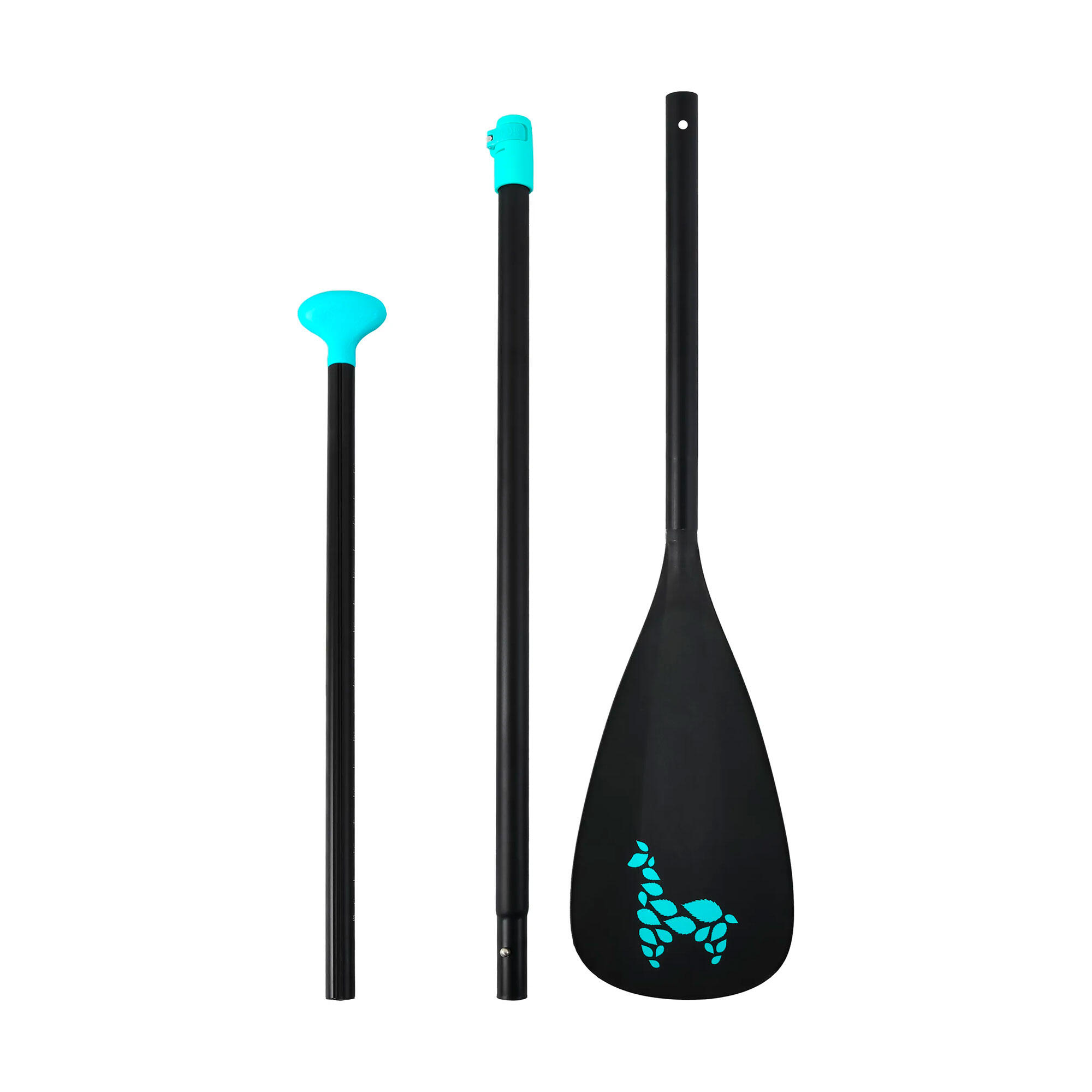 SUP-Board Pack Stand-up-Paddle aufblasbar Touring - Mint Lama Alpaka 11'0" 21/32
