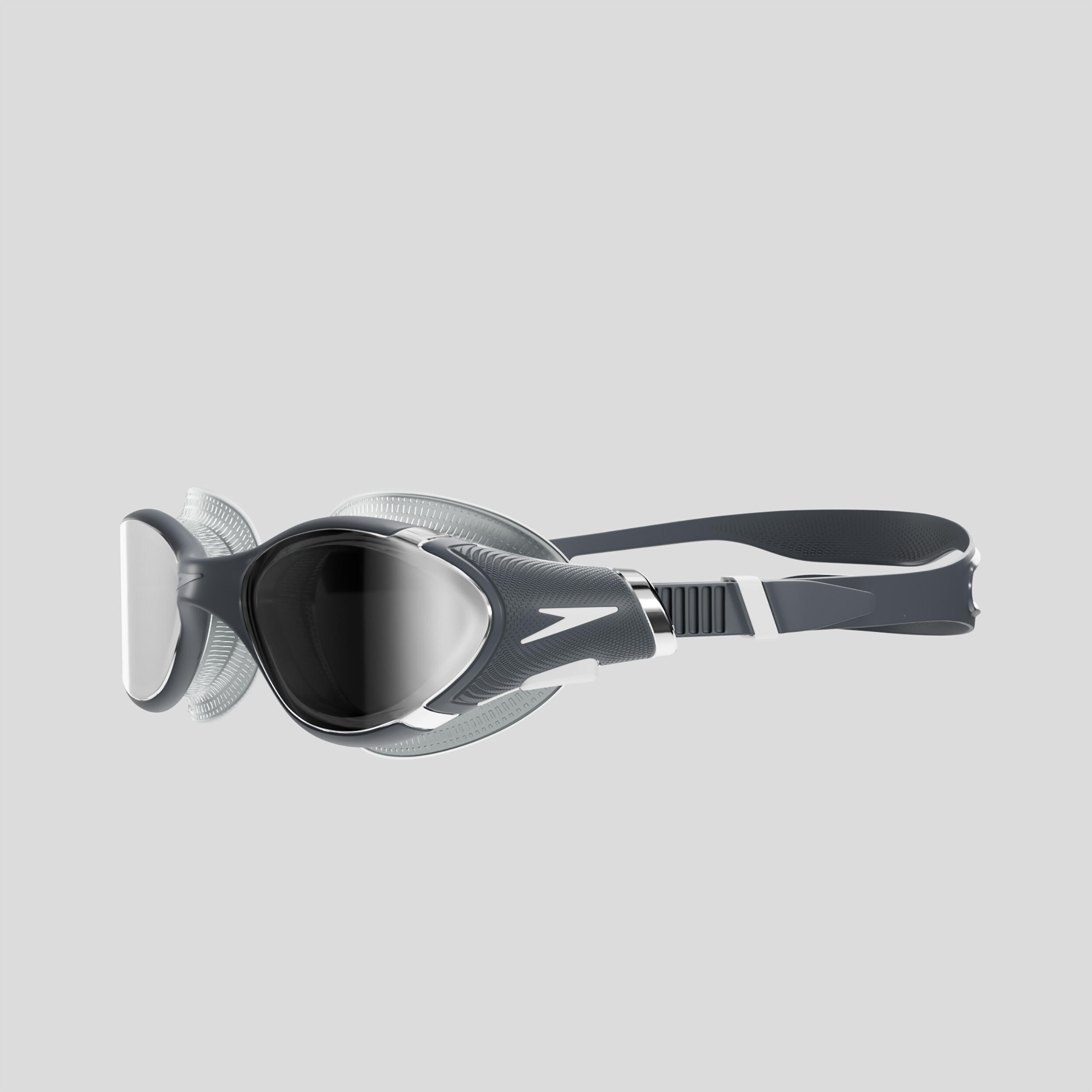 Fuse 2.0 Adult Swimming Goggles - Mirror Lenses - Black 4/6