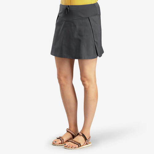 Jupe short de randonnée - NH500 - Femme - Noir
