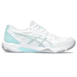 Badmintonschoenen voor dames GEL-ROCKET 11 wit/helderblauw