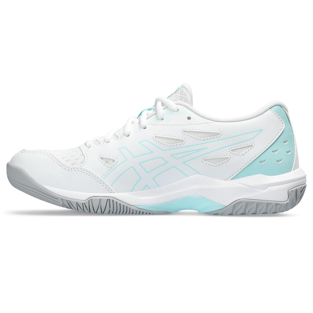 Badmintonschuhe Damen - Asics Gel-Rocket 11 weiss/hellblau