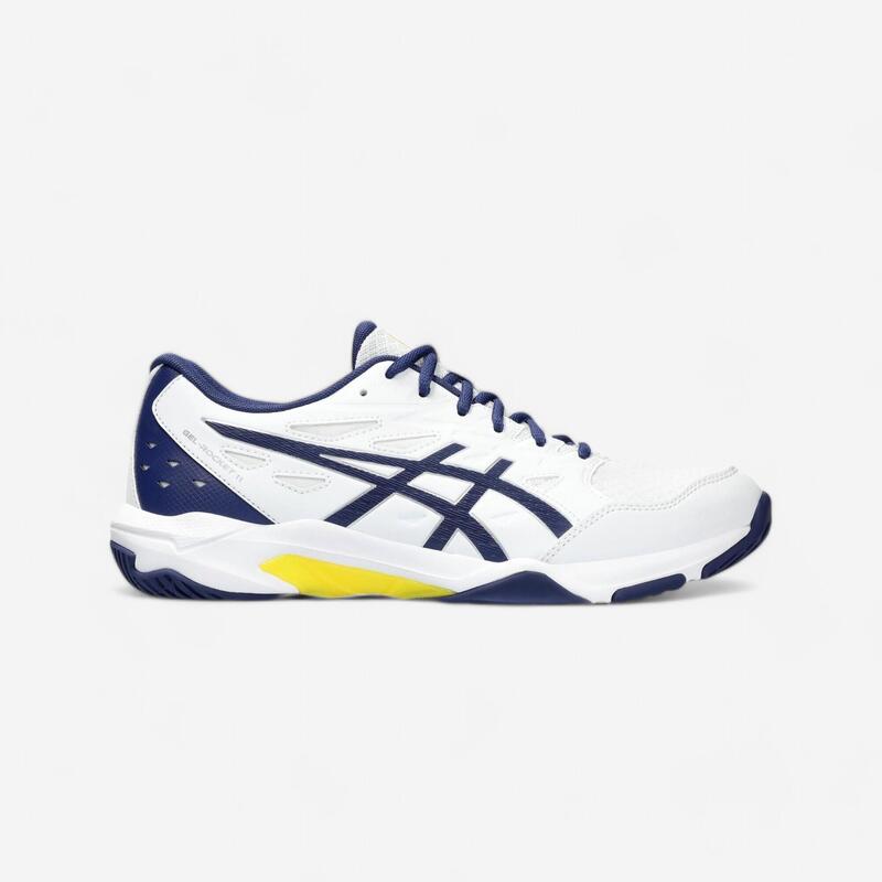 Damen/Herren Volleyball Hallenschuhe - Gel Rocket 11 weiss/blau 