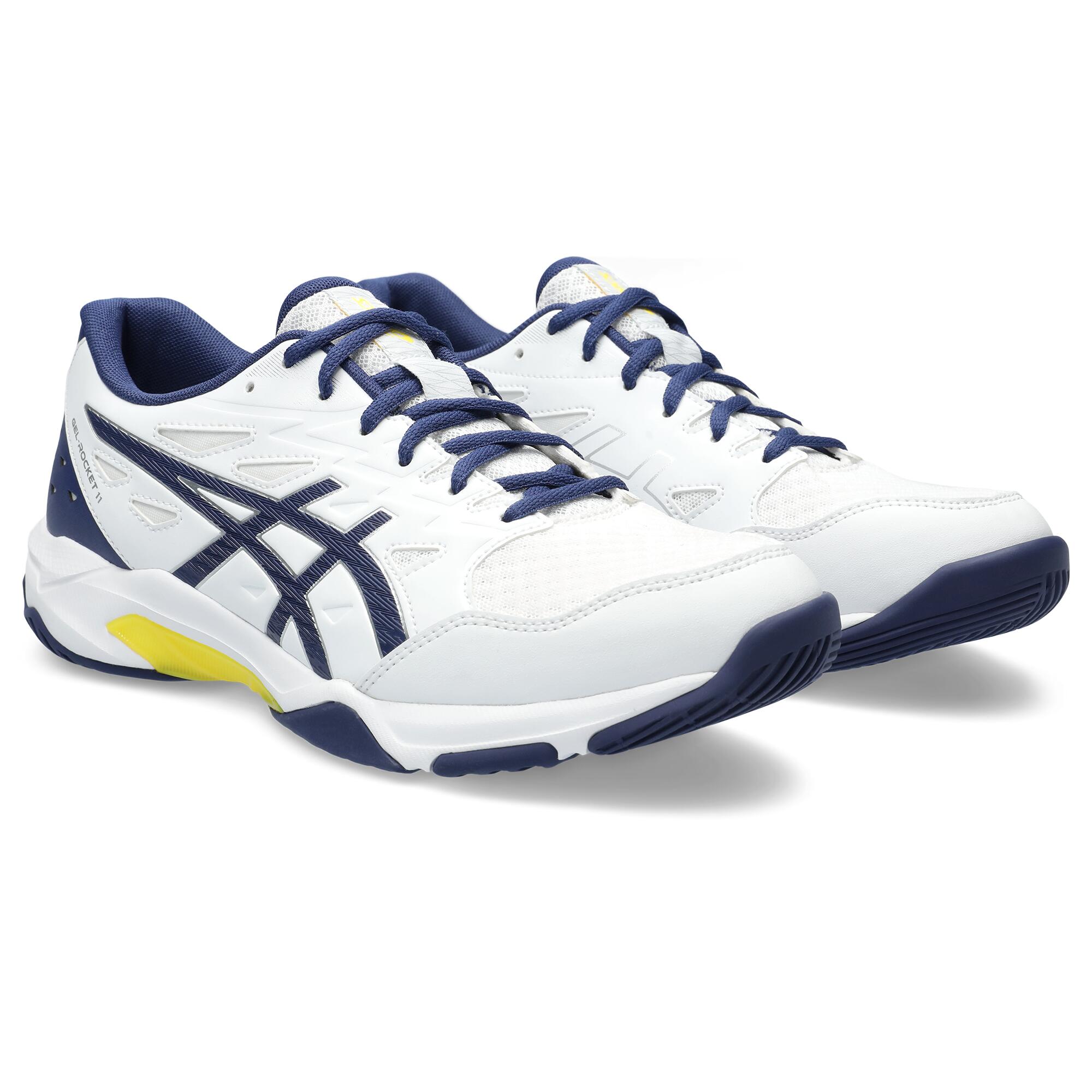 Asics Scarpa da uomo GEL ROCKET 11 Bianco/Blu indaco