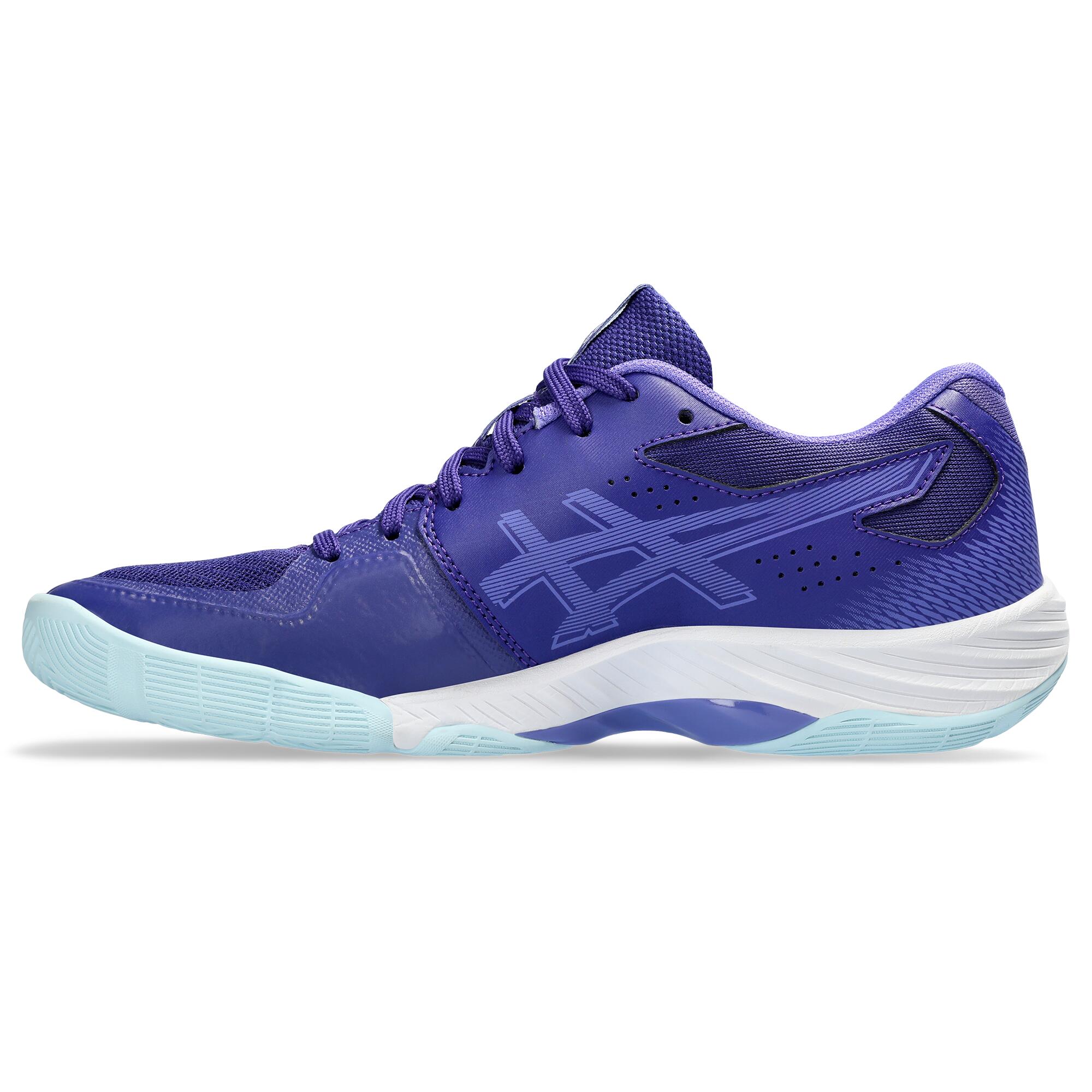 Badmintonschoenen voor dames BLADE FF aubergine/aquamarijn 2/8