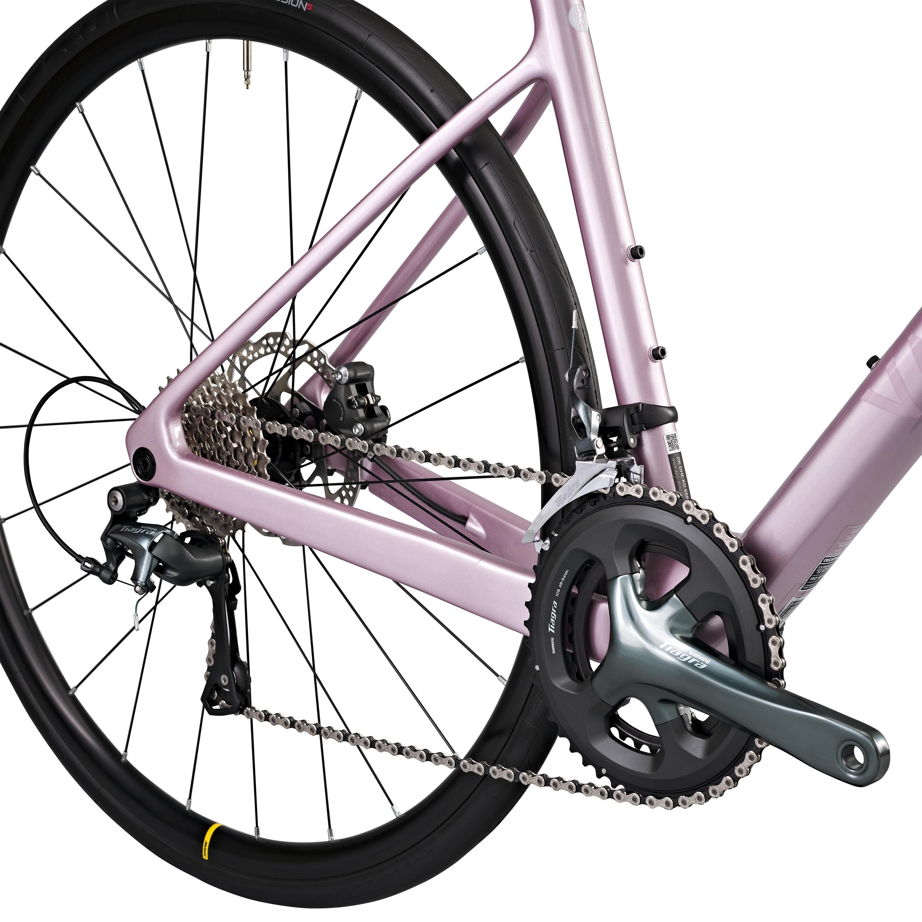 Bicicleta Carretera NCR CF Tiagra Lila 15/23