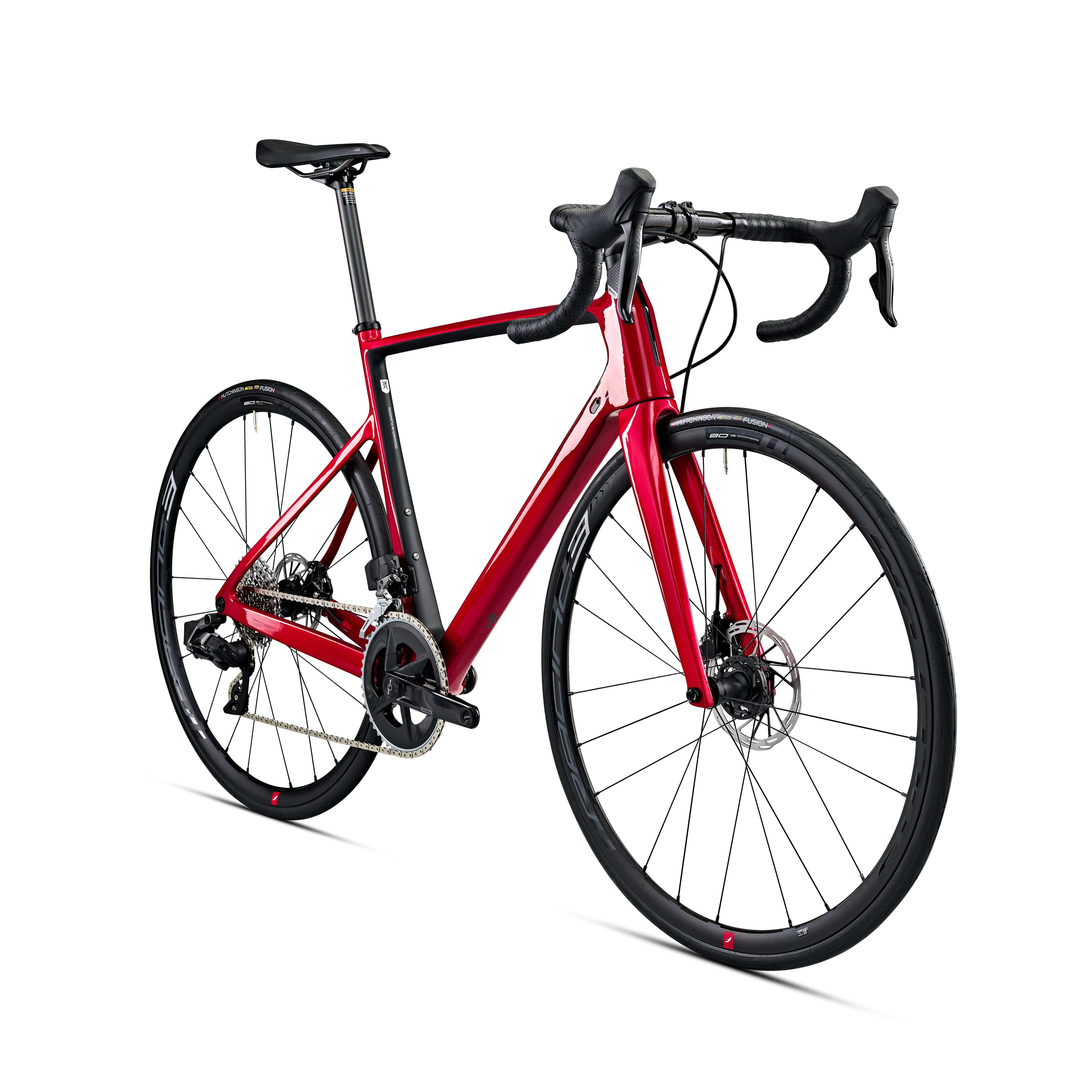 SRAM EDR CF Biciclette da strada Rival AXS Sensore di potenza rosso