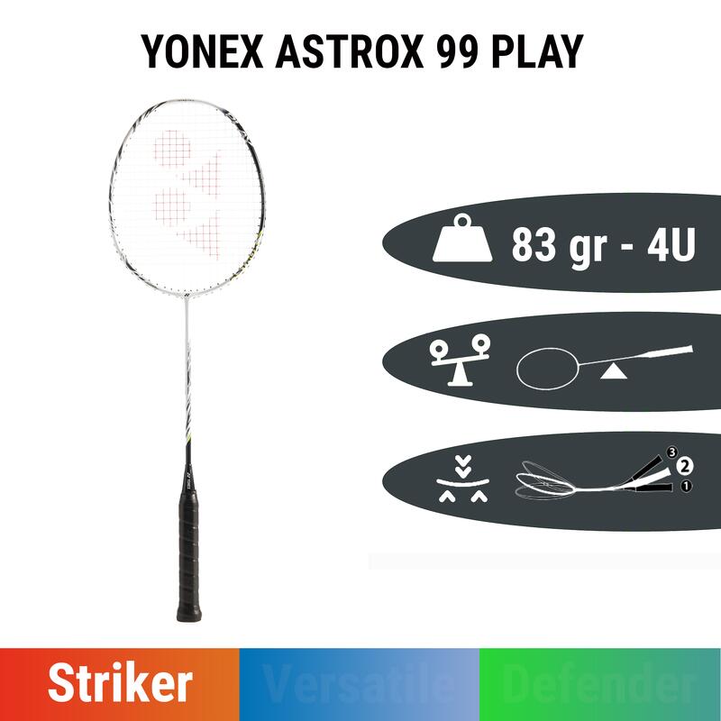 Raquette de Badminton adulte Yonex Astrox 99 Play Blanc