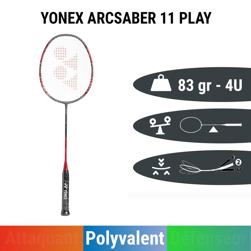 Raquette Yonex Arc Saber 11 Play Grayish Pearl