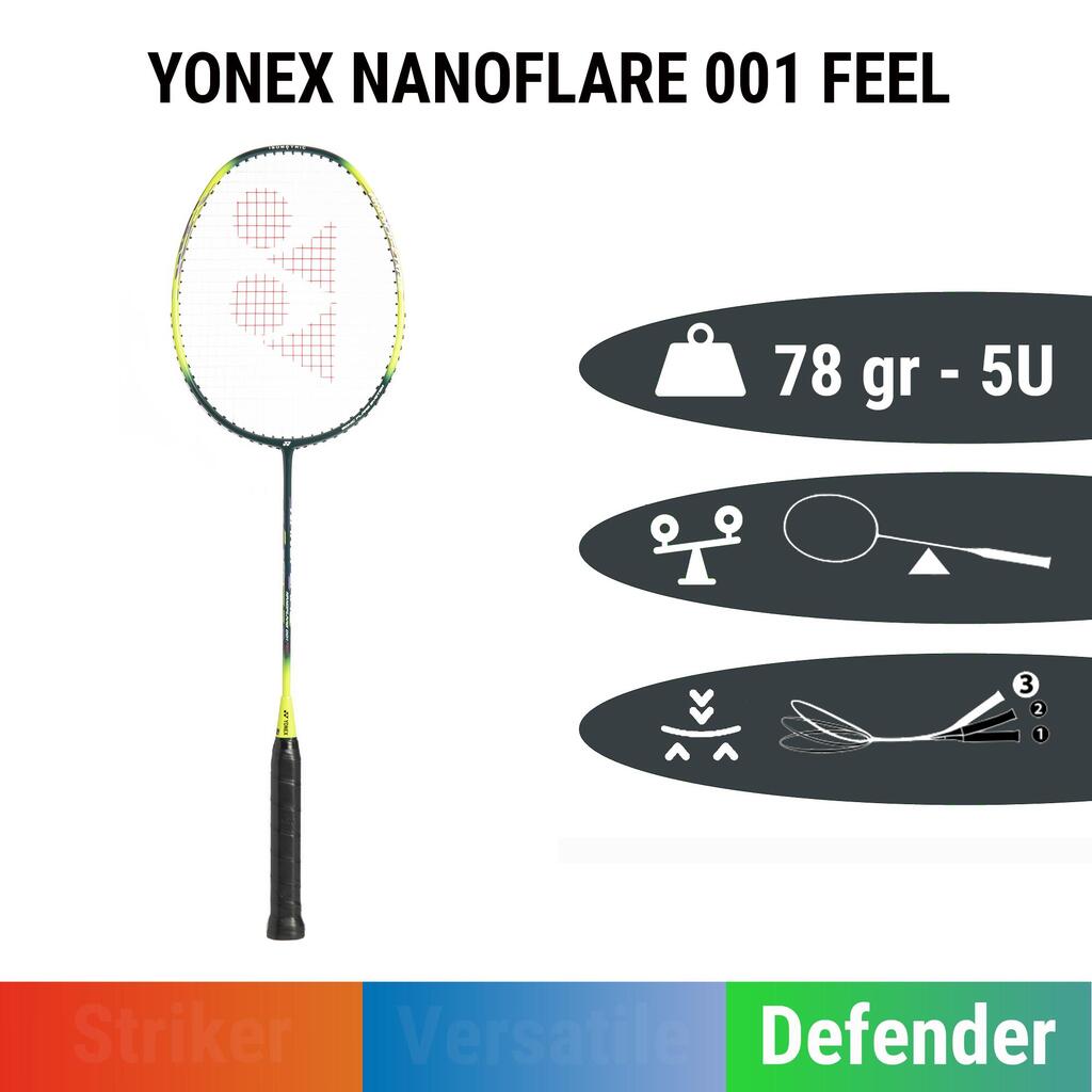Badmintona rakete “Nanoflare 001 Feel”, zaļa