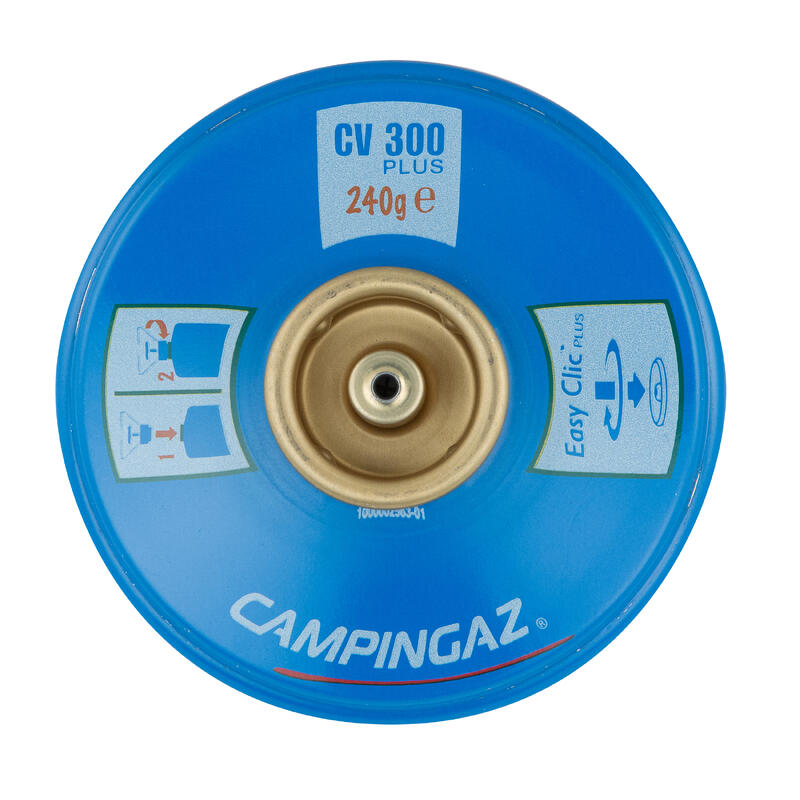 Cartucho de gas con válvula para hornillo 240 gr Campingaz CV300 Plus