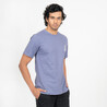 Men's T-Shirt For Gym 500-Purple Print