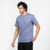 Men's Gym T-Shirt Cotton 500 Essentials - Blue