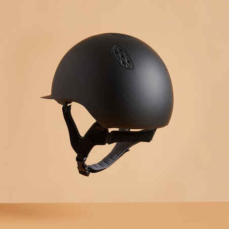 Adult/Kids' Horse Riding Helmet 520 - Matte Black