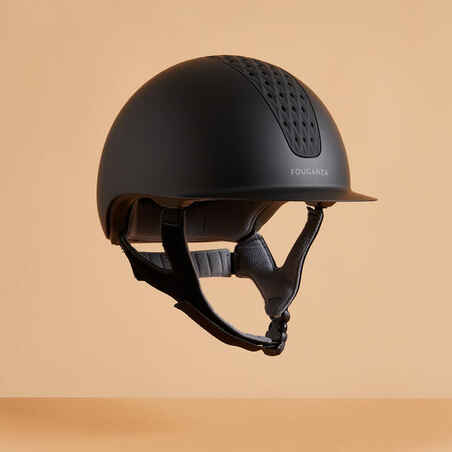 Adult/Kids' Horse Riding Helmet 520 - Matte Black