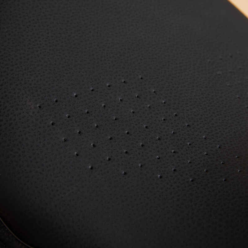 17,5" Synthetic Horse Riding Saddle for Horse and Pony 100 Black