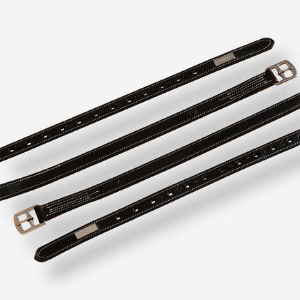 Etrivières équitation cuir Enfant et Adulte - Roméo marron