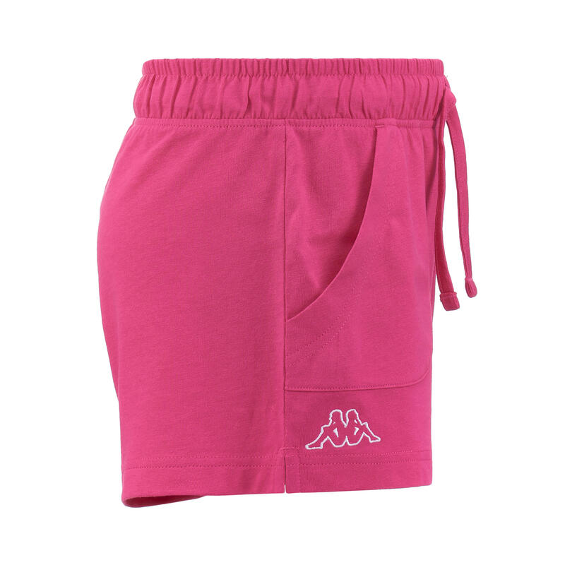 Pantaloncini corti bambina Kappa rosa