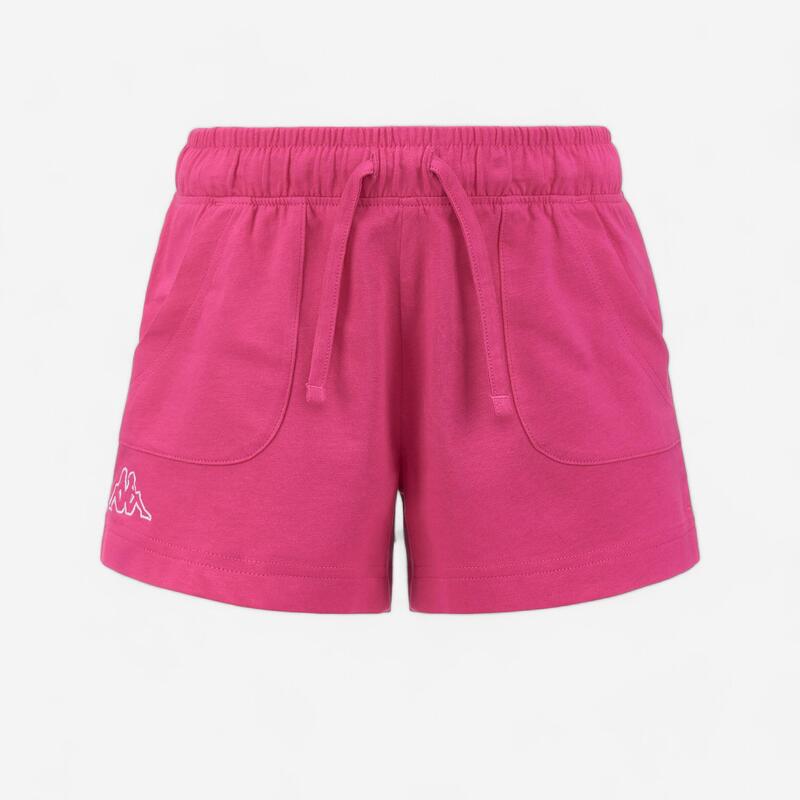 Pantaloncini corti bambina Kappa rosa